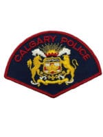 Canadian Calgary Alberta Red Border Police Patch