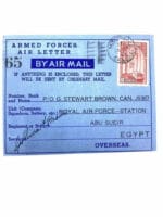 WW2 Canadian RCAF Letter Signed by Billy Bishop VC