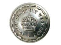 British North Somerset Yeomanry Officers Large Size Tunic Button British North Somerset Yeomanry Officers Large Size Tunic Button