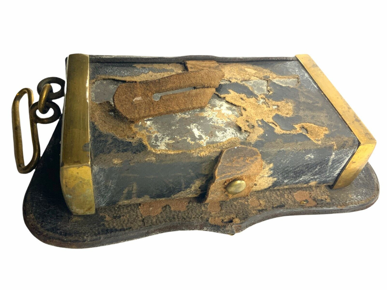 Imperial German Prussian Officers Cartouche Box & Metal Cypher Imperial German Prussian Officers Cartouche Box & Metal Cypher