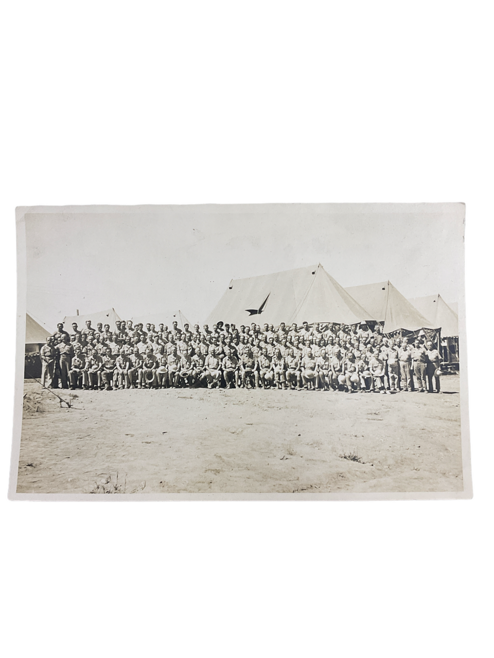 WW2 Canadian Group Photograph Tropical Uniforms & Tents 7 x 5 Inch WW2 Canadian Group Photograph Tropical Uniforms & Tents 7 x 5 Inch