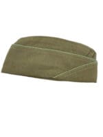 WW2 US Army Armoured Corps Piped Overseas Wedge Cap Size 7 Named