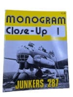 WW2 German Luftwaffe Junkers 287 Monogram Close Up Soft Cover Reference Book
