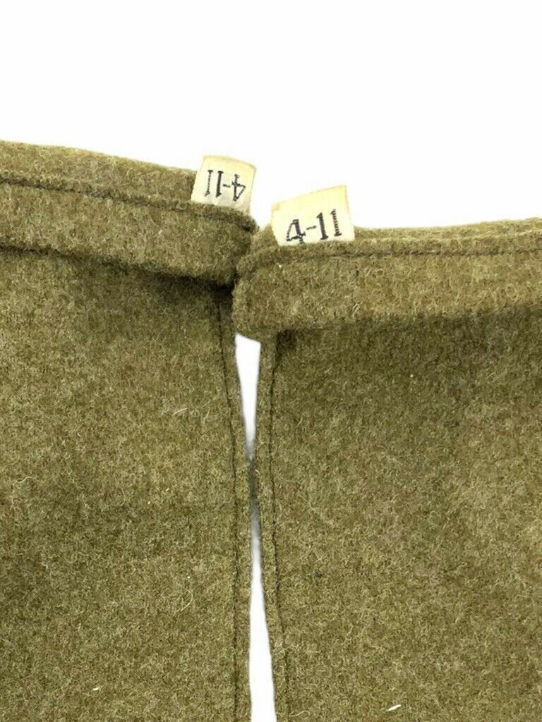 WW2 Canadian Army Wool Leather Gloves Pair RARE WW2 Canadian Army Wool Leather Gloves Pair RARE