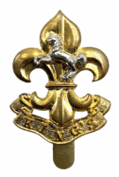 British The Kings Regiment Cap Badge