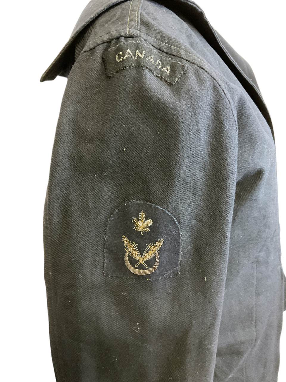 Korean War Canadian Navy RCN Blue Wool Zip Front Jumper Chest 40 Korean War Canadian Navy RCN Blue Wool Zip Front Jumper Chest 40