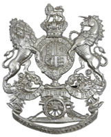 Victorian Canadian First East York Artillery Helmet Plate