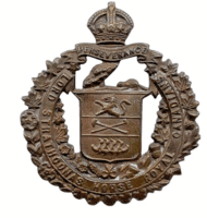 WW1 Canadian CEF LDSH Lord Strathconas Horse Cap Badge