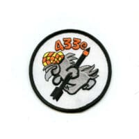 RCAF CAF Canadian 433 Squadron Armament French Colour Crest Patch