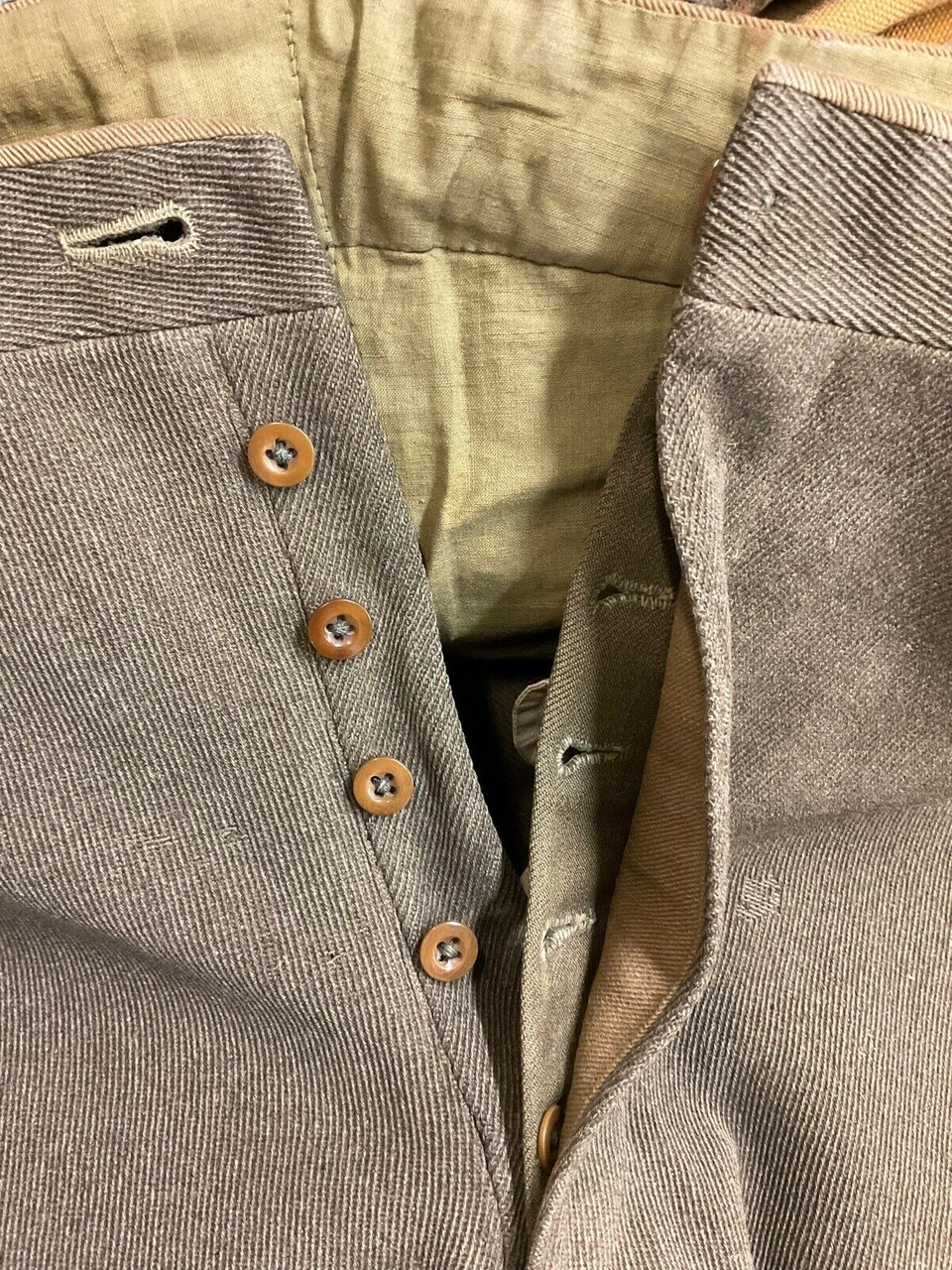 WW2 Canadian British Officers Whip Chord Breeches 32 W x 25 L WW2 Canadian British Officers Whip Chord Breeches 32 W x 25 L