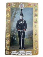 Canadian Queens Own Rifles of Canada Officers Colour Postcard 2 Canadian Queens Own Rifles of Canada Officers Colour Postcard 2