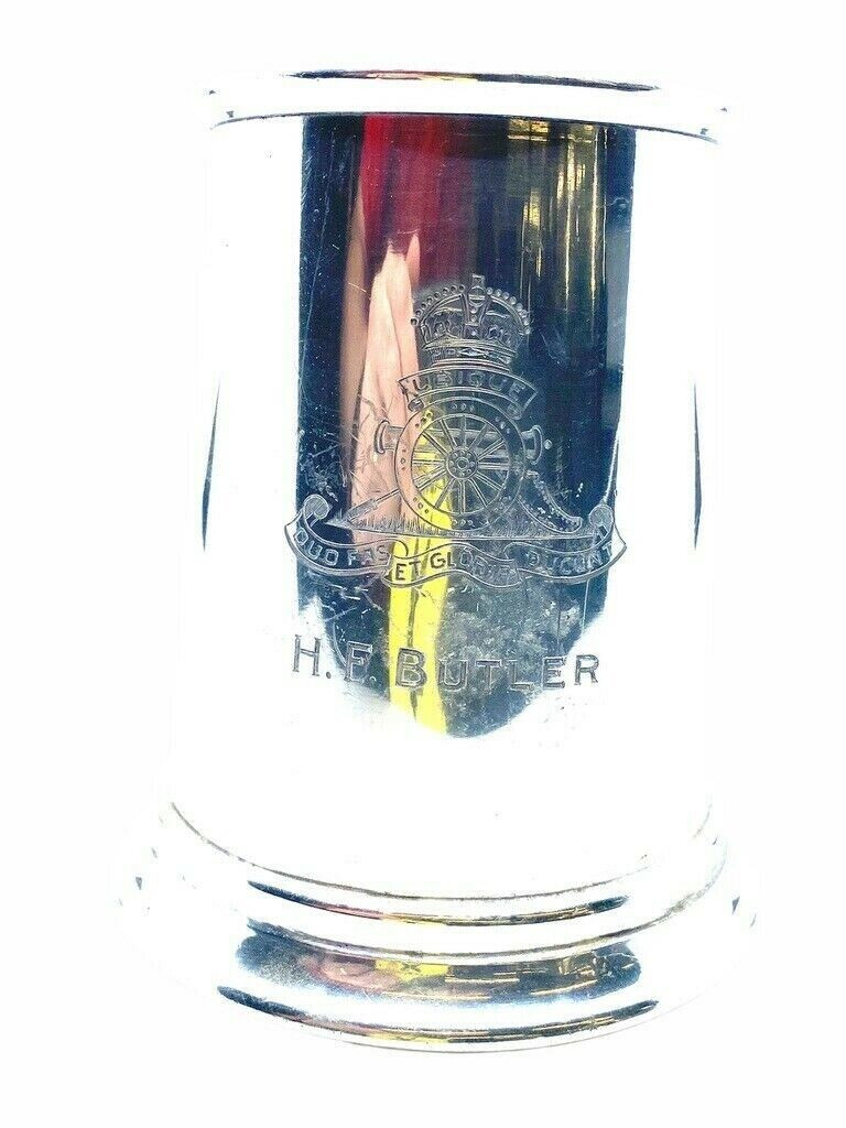 Canadian Artillery RCA HF Butler Pewter Mug Canadian Artillery RCA HF Butler Pewter Mug