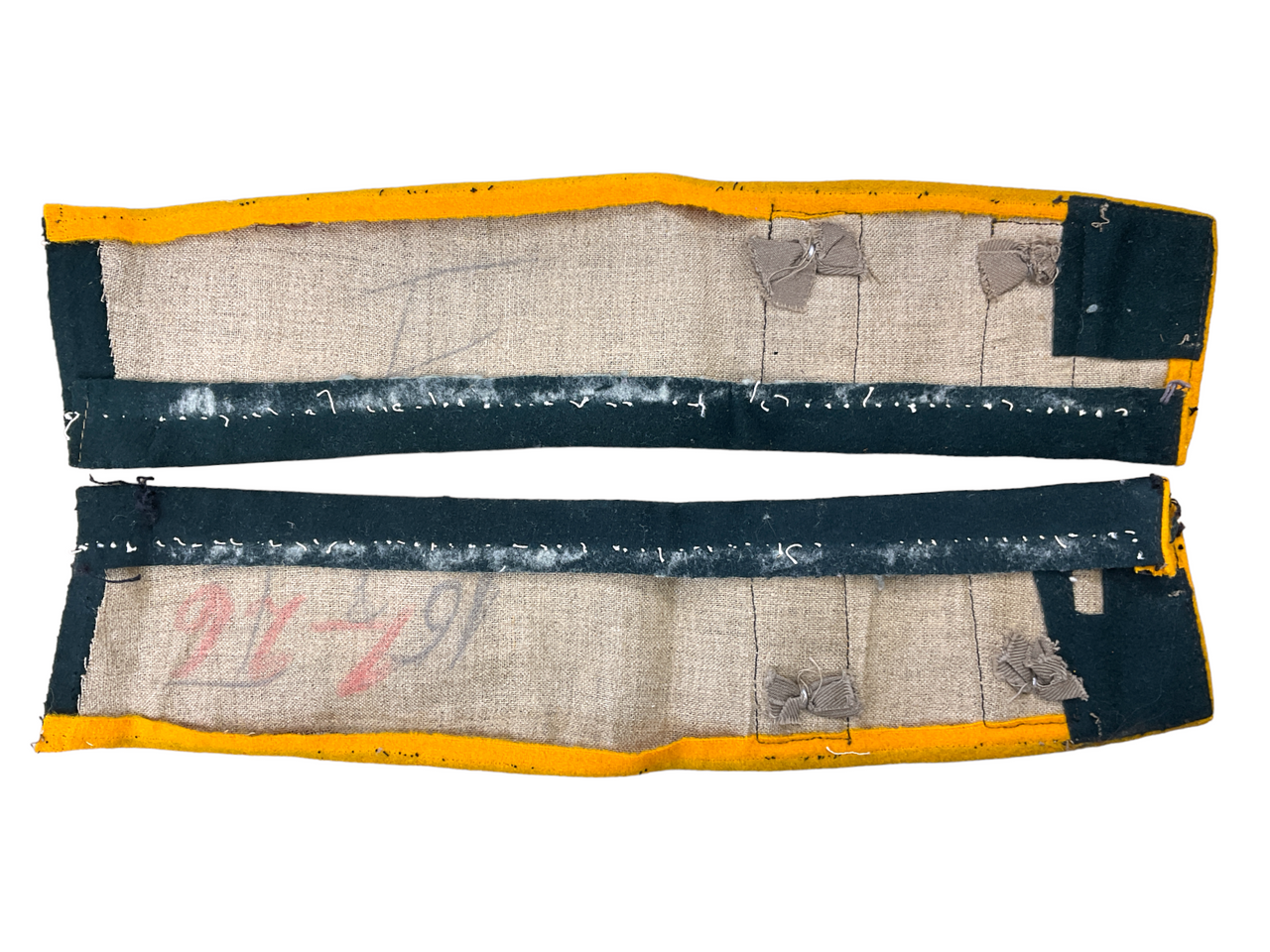 WW2 German Cavalry Parade Jacket Waffenrock Cuff Pair WW2 German Cavalry Parade Jacket Waffenrock Cuff Pair