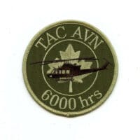 RCAF CAF Canadian 6000 Hrs Tactical Aviation English Squadron OD Crest Patch