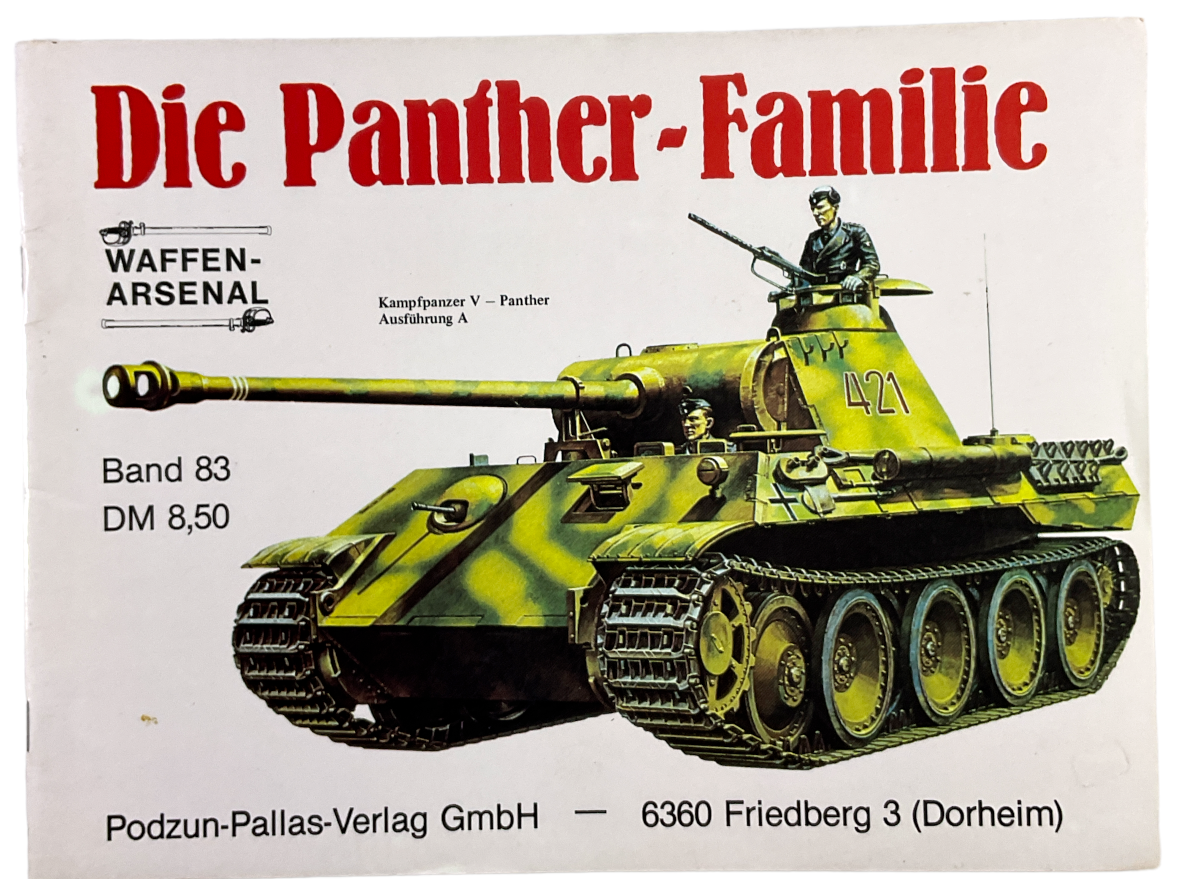 WW2 German The Panther Family Waffen Arsenal GERMAN TEXT SC Reference Book WW2 German The Panther Family Waffen Arsenal GERMAN TEXT SC Reference Book
