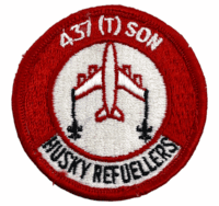 Vintage Canadian RCAF 437 (T) Husky Refuellers Squadron Patch