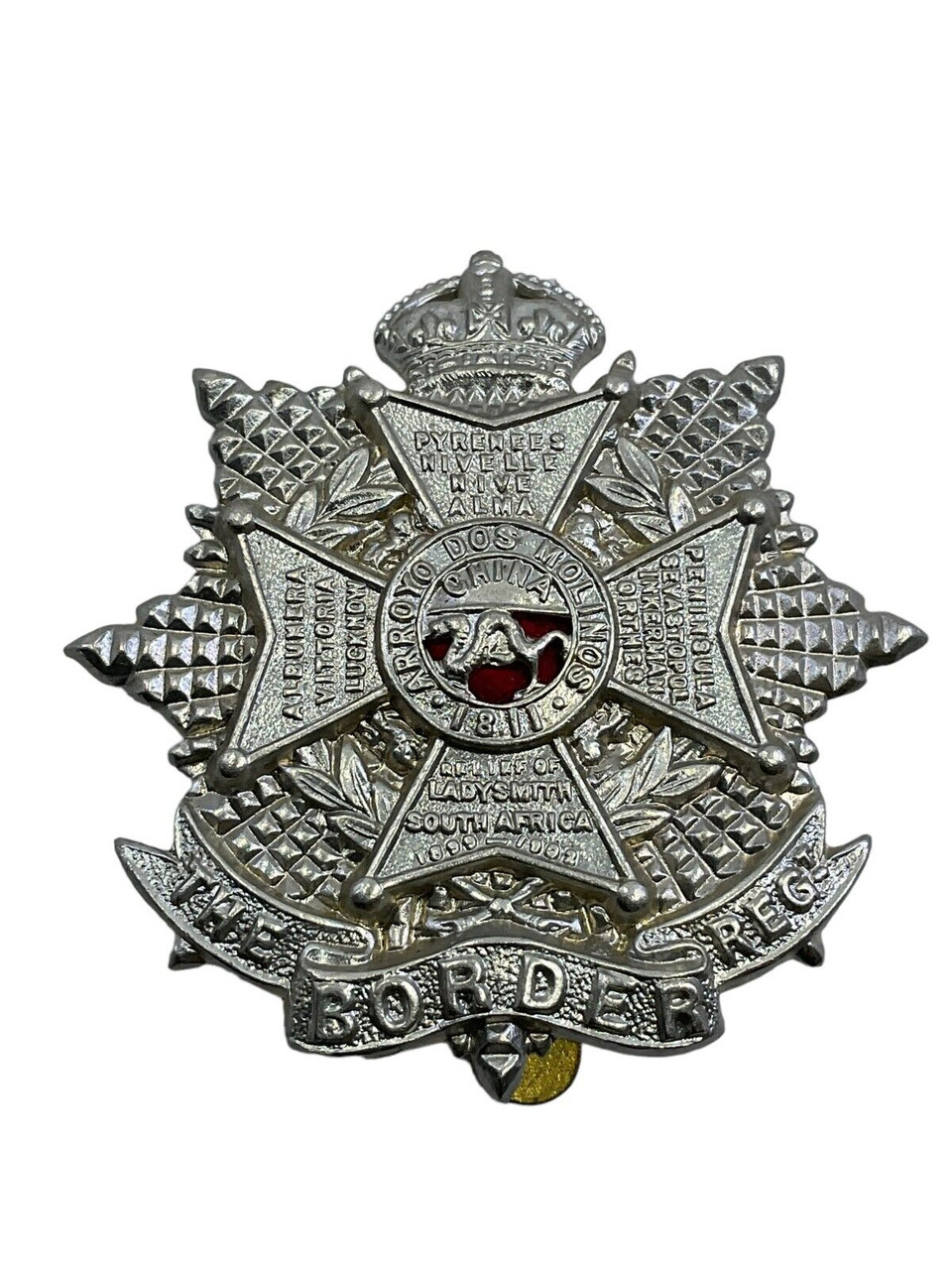 WW2 British Border Regiment Cap Badge WW2 British Border Regiment Cap Badge