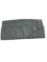 WW2 US Green Piped Garrison Wedge Cap 7 1/8 Named