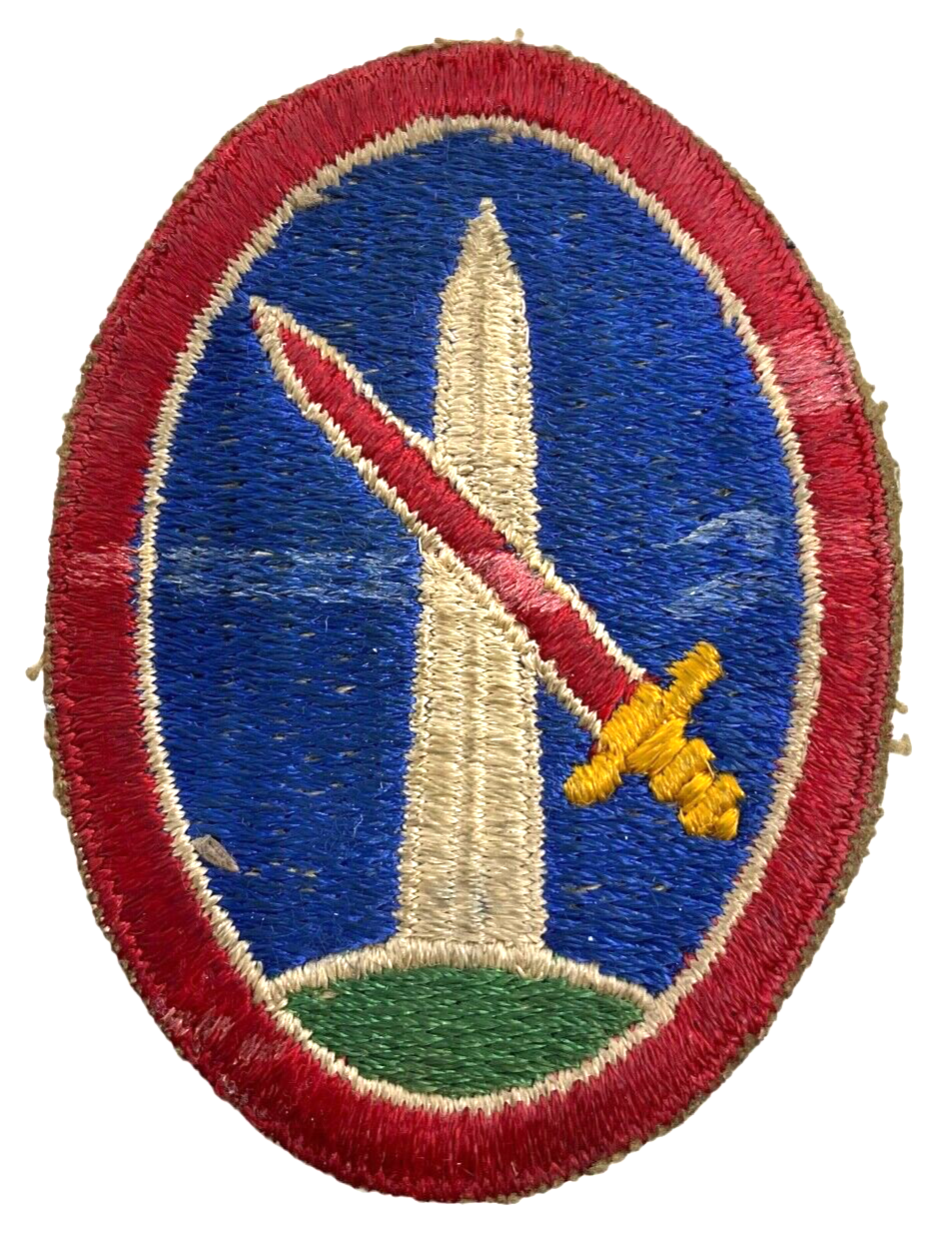 WW2 US Army Military District Of Washington SSI Sleeve Patch Insignia WW2 US Army Military District Of Washington SSI Sleeve Patch Insignia