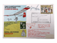 British RAF First Day Cover Stamp Hang Glider Lambourn Downs British RAF First Day Cover Stamp Hang Glider Lambourn Downs