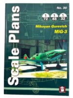Russian Air Force MiG-3 Scale Plans 30 Modelling SC Reference Book
