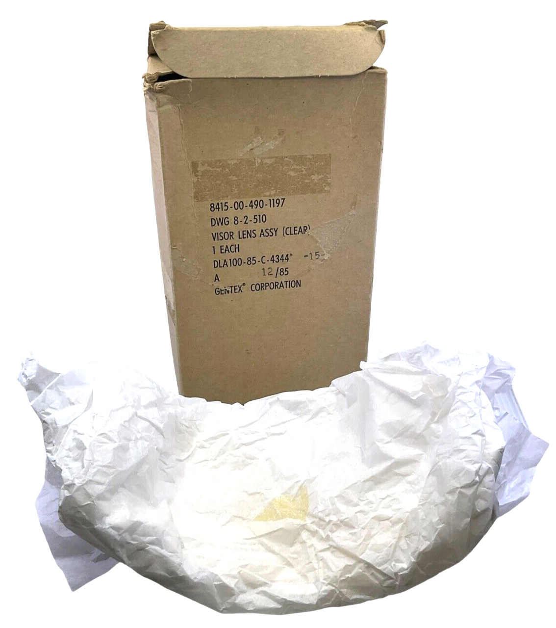 US USAAF Air Force Pilot Helmet Bone Dome Clear Visor Dated 1985 US USAAF Air Force Pilot Helmet Bone Dome Clear Visor Dated 1985