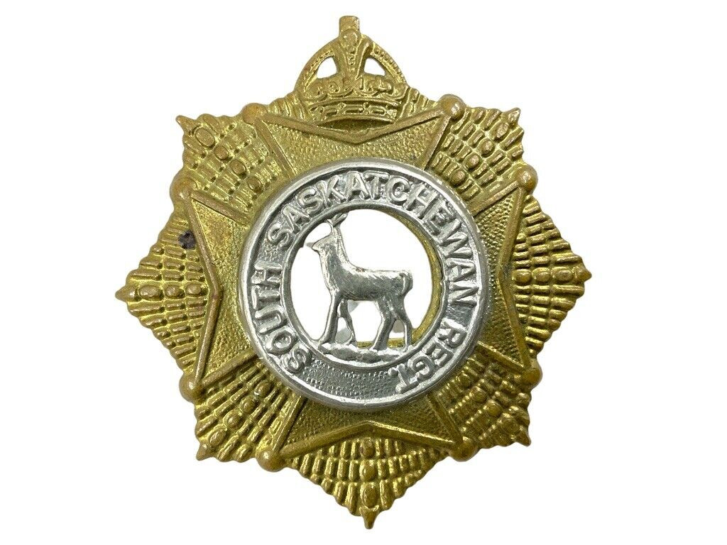 WW2 Canadian South Saskatchewan Regiment Cap Badge WW2 Canadian South Saskatchewan Regiment Cap Badge