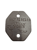 WW2 Canadian RCAF Dog Tag Airman JM Latour WW2 Canadian RCAF Dog Tag Airman JM Latour