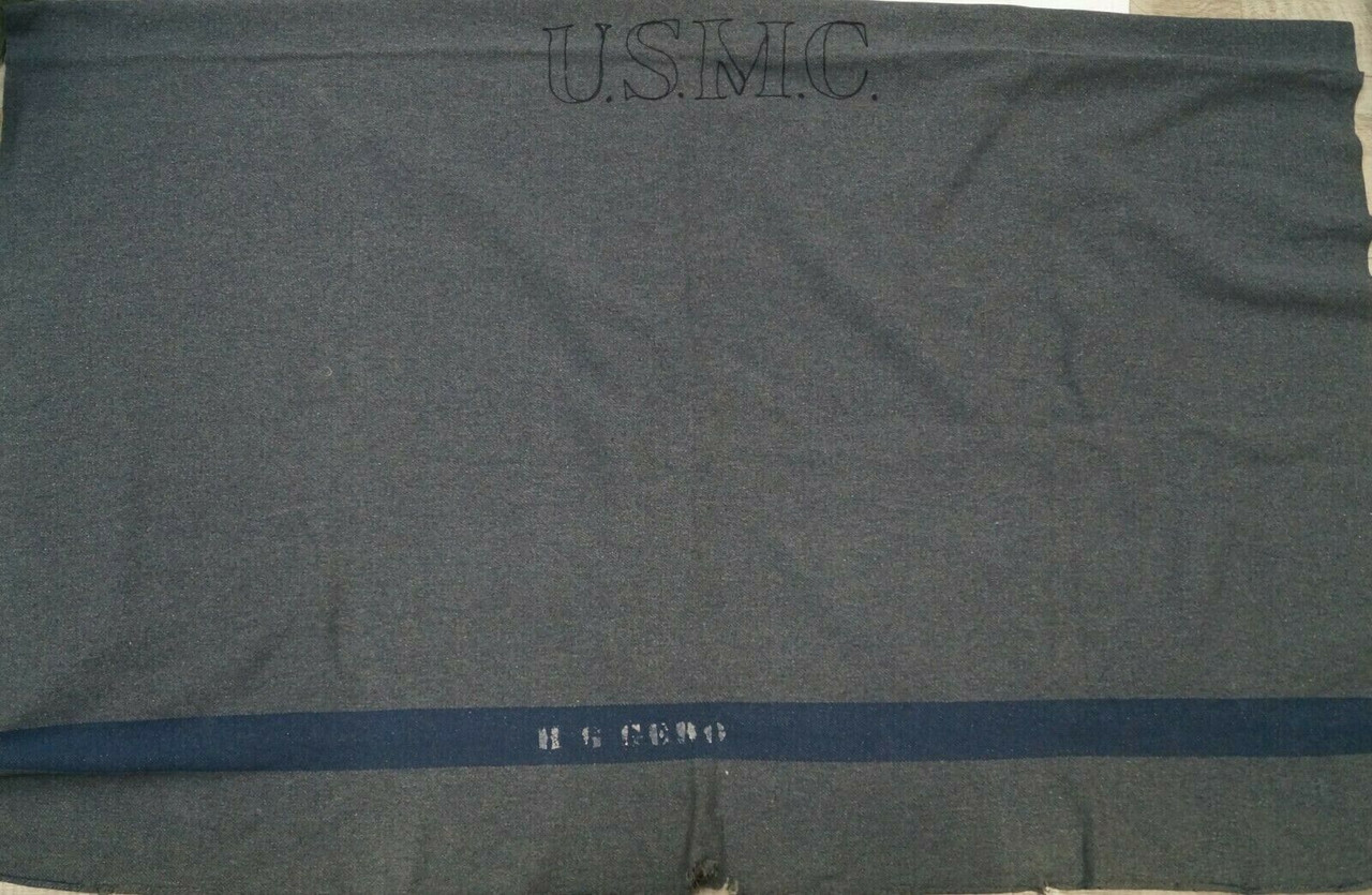 Spanish American War USMC M1884 Wool Blanket Named RARE Spanish American War USMC M1884 Wool Blanket Named RARE