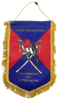 France French Cavalry Regiment Silk Sweetheart Insignia Hanger 7x11 France French Cavalry Regiment Silk Sweetheart Insignia Hanger 7x11