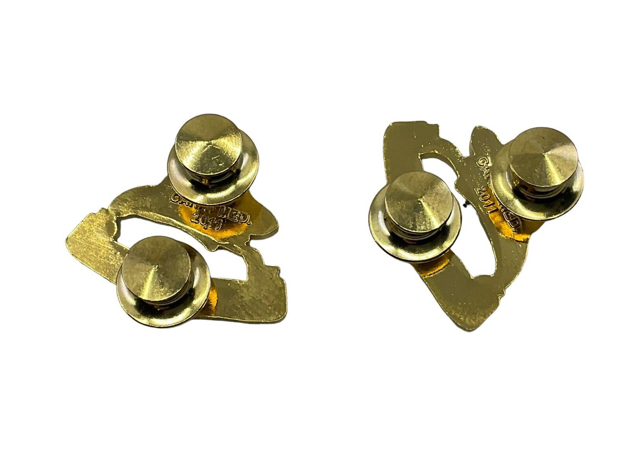 Canadian Forces RCE Engineers Clutch Back Collars Insignia Pair Canadian Forces RCE Engineers Clutch Back Collars Insignia Pair