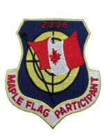 Canadian Forces Maple Flag Participant 2006 Day Colour Squadron Crest Patch