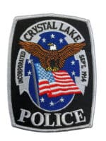 US Crystal Lake Illinois Police Patch