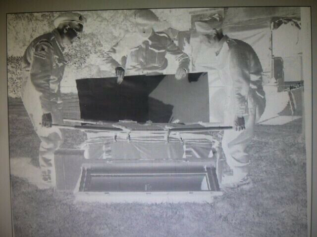 WW2 British Airborne Para Carrying Equipment Original Negative #91 WW2 British Airborne Para Carrying Equipment Original Negative #91