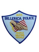 US Billerica Massachusetts Police Patch 2 US Billerica Massachusetts Police Patch 2