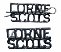 Canadian Forces Lorne Scots Scottish Regiment Collars Insignia Pair