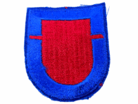 US Army Special Forces Airborne Beret Flash Blue Red 1 US Army Special Forces Airborne Beret Flash Blue Red 1