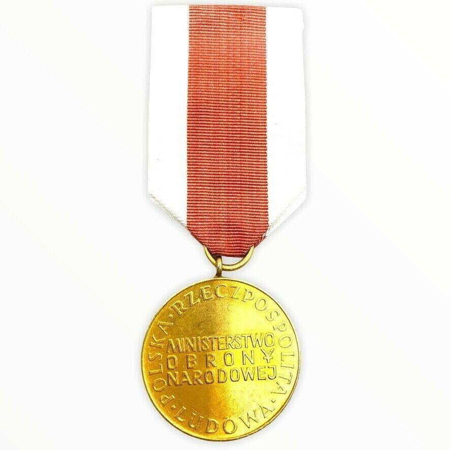 Poland Polish National Defense Medal of Merit 1st Class Full Size Poland Polish National Defense Medal of Merit 1st Class Full Size