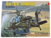 US Army AH-64 APache in Action Squadron Signal 95 Soft Cover Reference Book