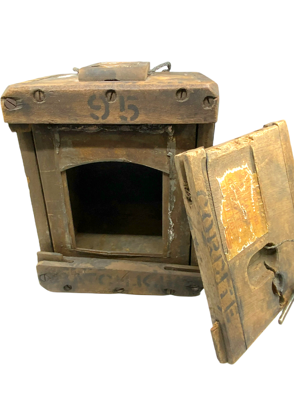 Boer War Canadian British 1901 Dated Wood .303 Ross Enfield Storage EMPTY Boer War Canadian British 1901 Dated Wood .303 Ross Enfield Storage EMPTY