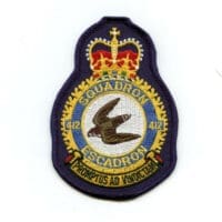RCAF CAF Canadian 412 Squadron Heraldic Colour Crest Patch