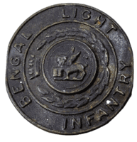 British Indian Army Bengal Light Infantry Cap Badge British Indian Army Bengal Light Infantry Cap Badge