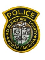 US Mecklenburg County North Carolina Police Patch