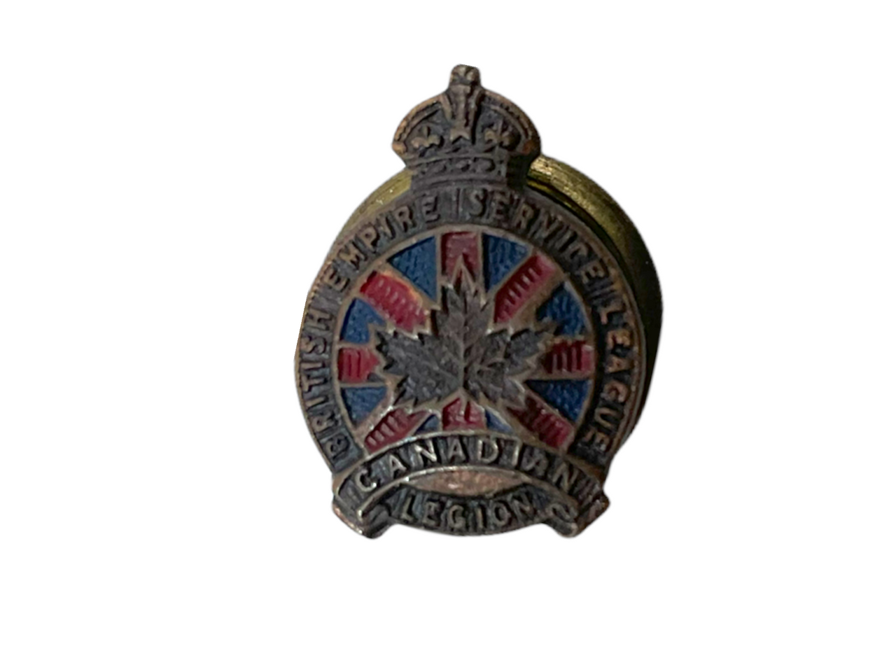 WW2 Canadian General Service Screw Back Lapel Pin WW2 Canadian General Service Screw Back Lapel Pin
