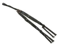 Austrian Army Black Leather Belt Support Y Straps Austrian Army Black Leather Belt Support Y Straps