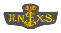 British Royal Naval Auxiliary Service Embroidered Cloth Patch