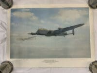 WW2 British RAF Lancaster Grand Slam Guardian Victoria Cross Winner Signed Print