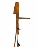 Canadian Victorian Cavalry Leather Guidon Flag Carrier