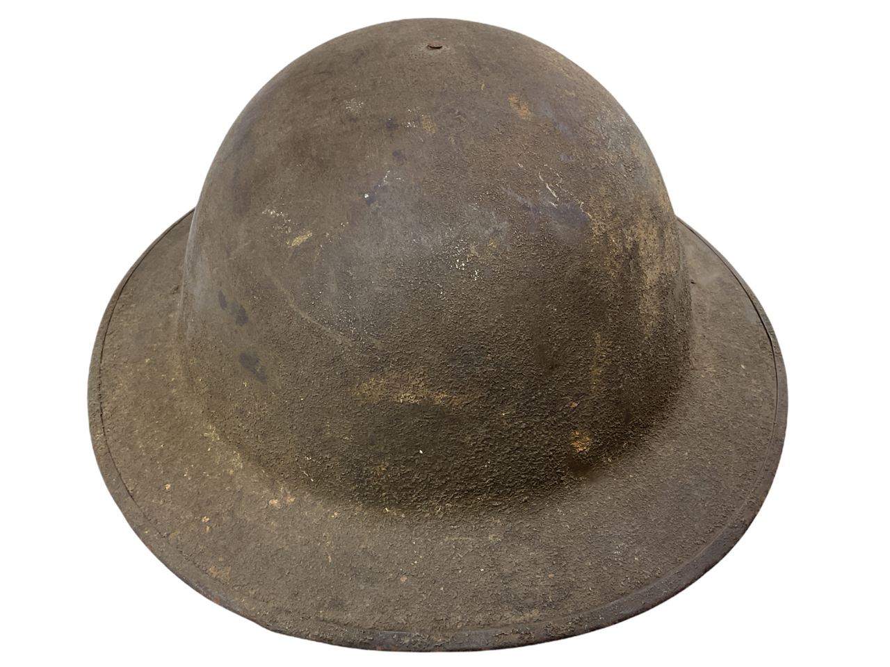 WW1 US AEF 9th Corps Patch Painted Brodie Helmet WW1 US AEF 9th Corps Patch Painted Brodie Helmet
