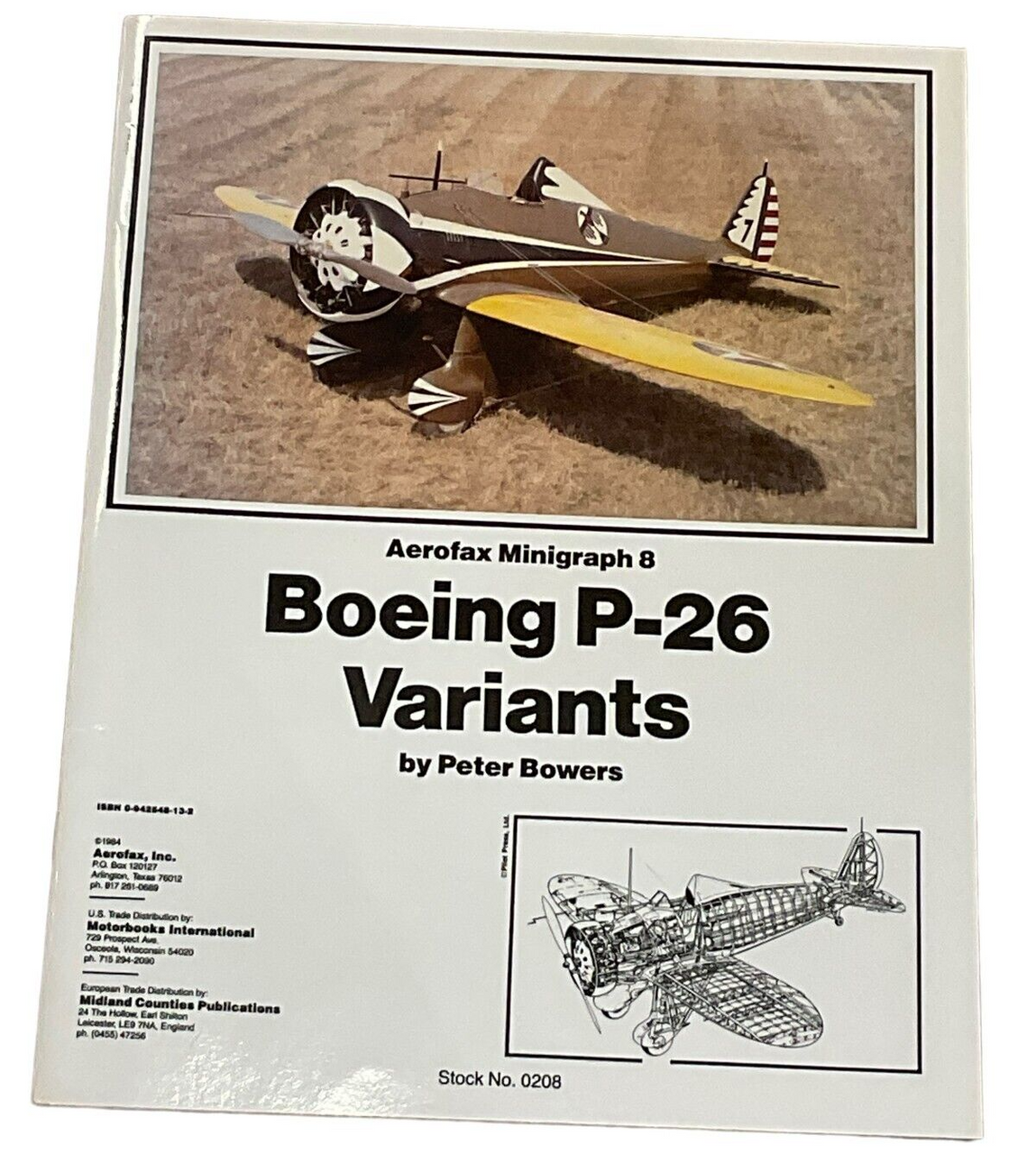 US USAAF Boeing P-26 Variants Aerofax Minigraph 8 Softcover Reference Book US USAAF Boeing P-26 Variants Aerofax Minigraph 8 Softcover Reference Book